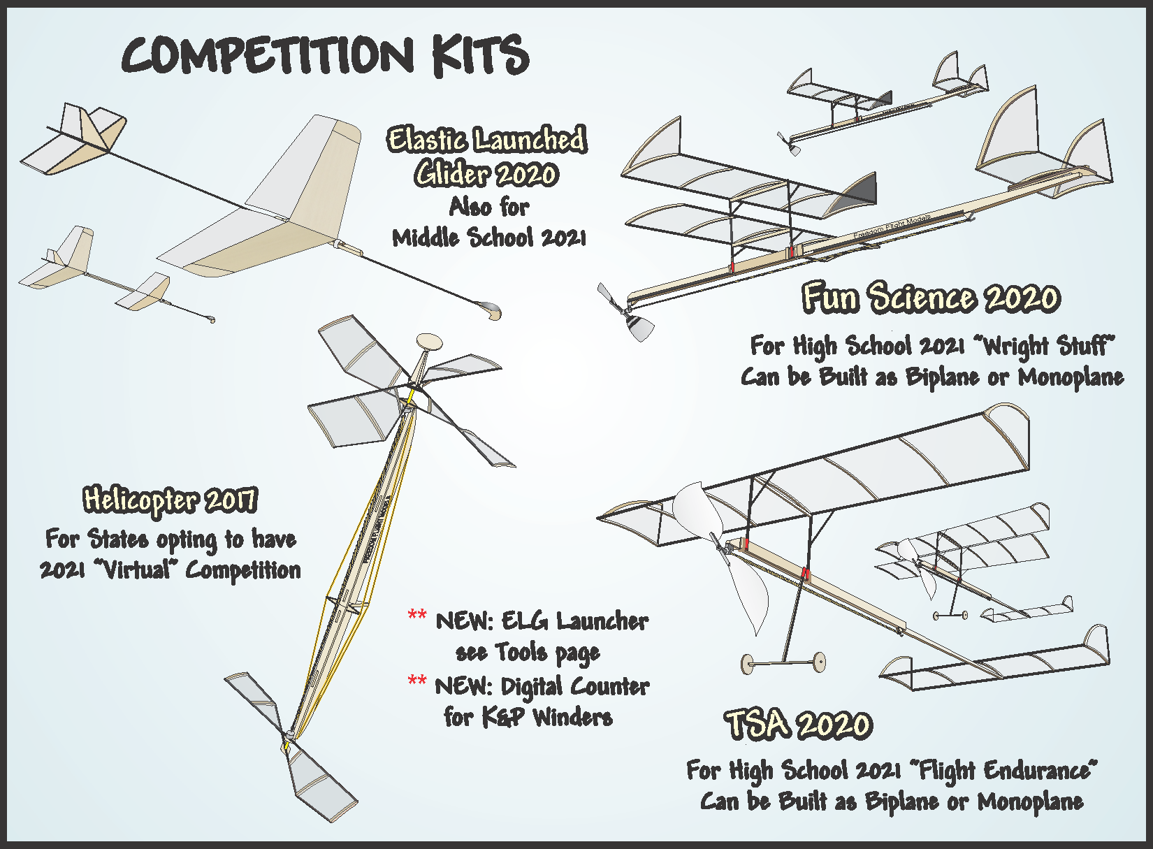 Freedom Flight Custom Science Olympiad Models